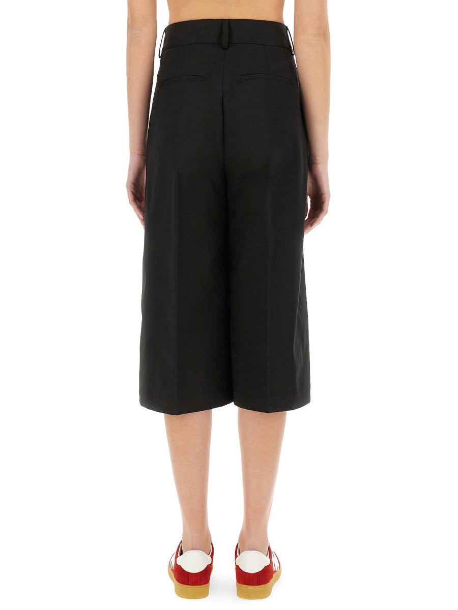 MSGM Wide-Leg Midi Trousers Size 40