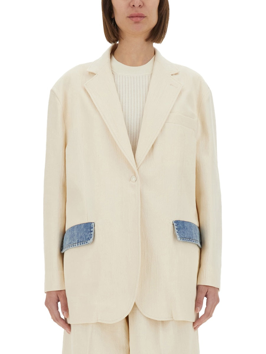 MOSCHINO JEANS Relaxed Fit Urban Jacket Size 40