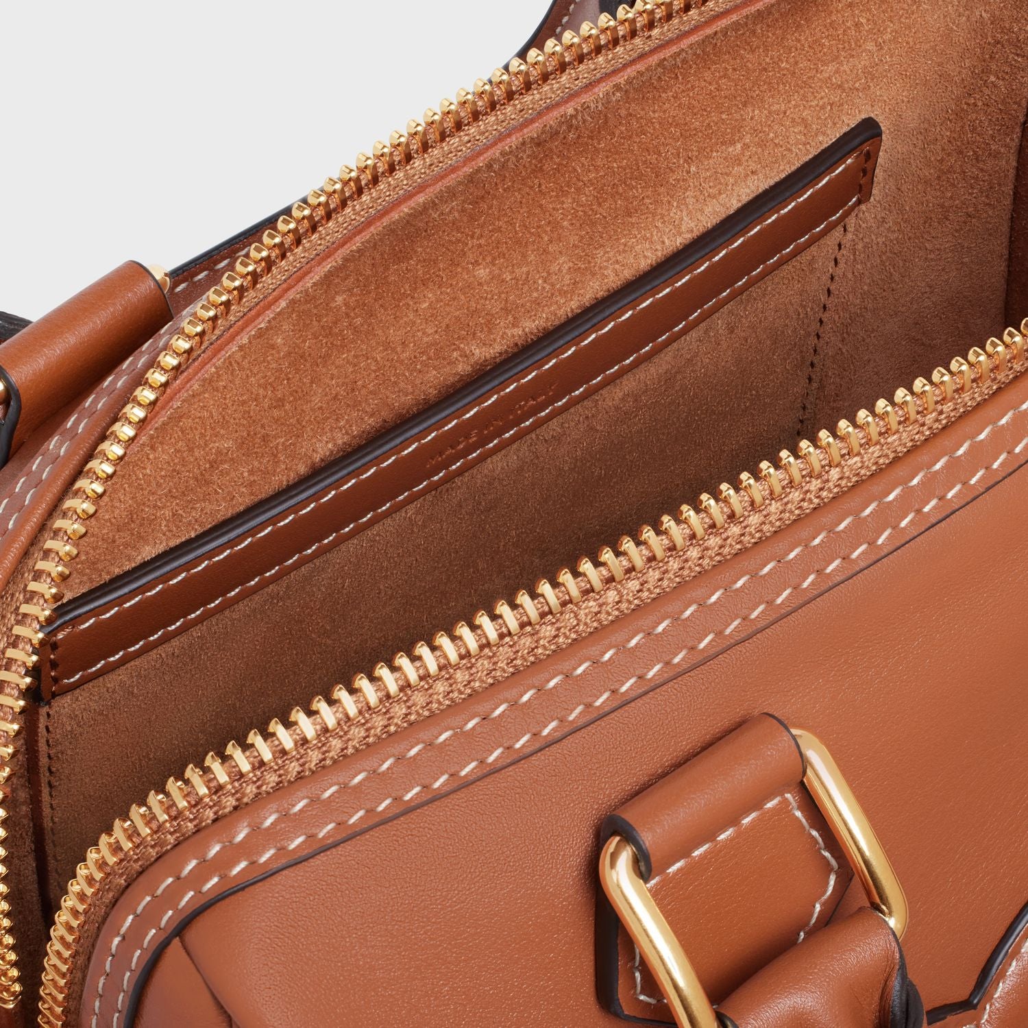 CELINE Mini Boston Handbag in Smooth Calfskin