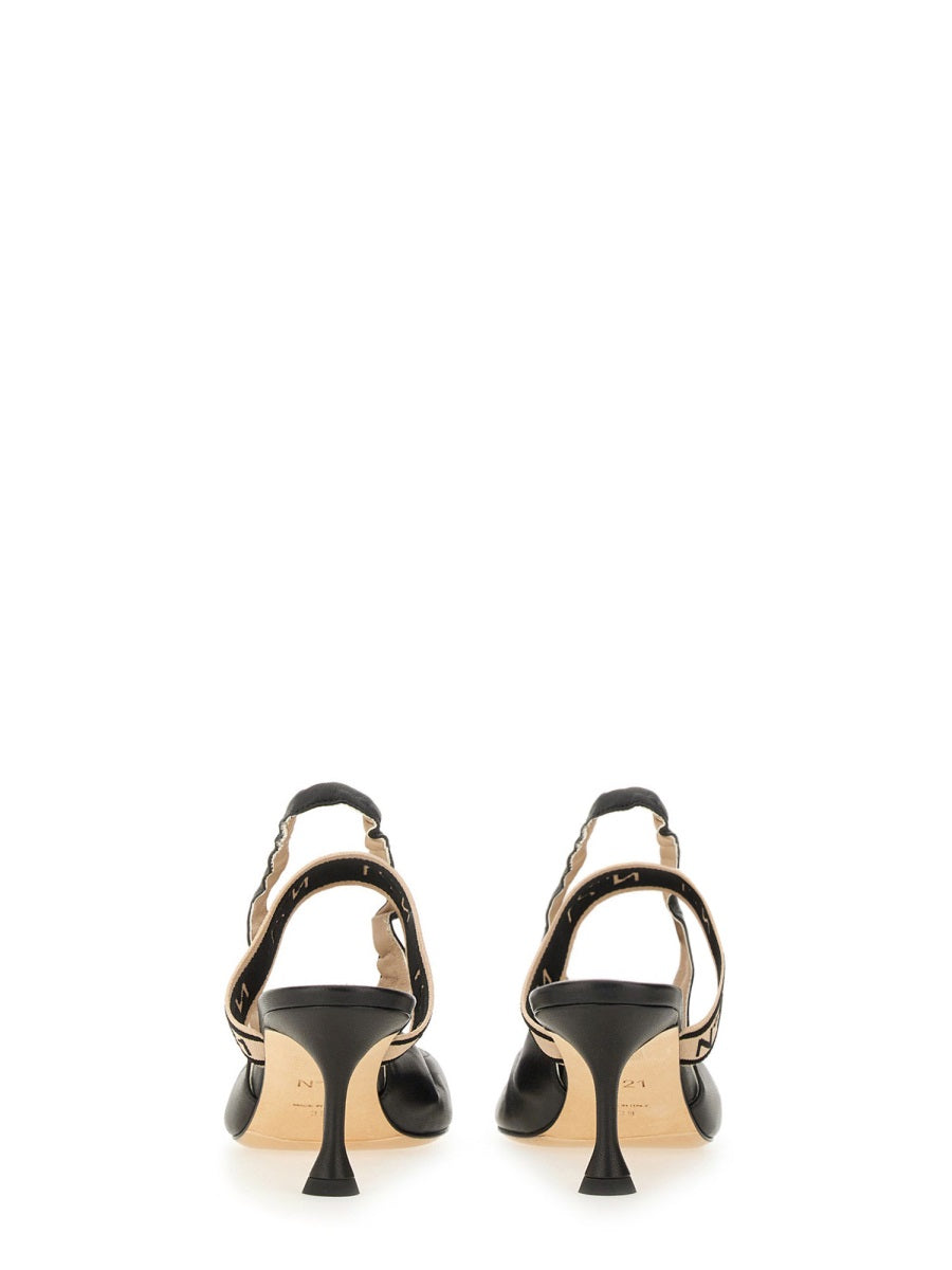 N°21 Slingback Heels - 100% Leather