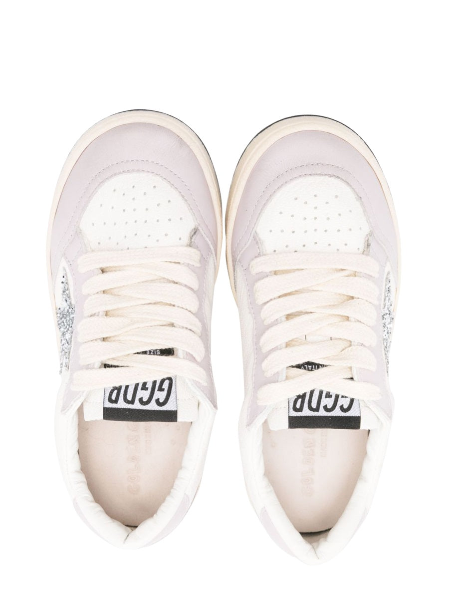 GOLDEN GOOSE Suede Leather Sneakers with Star for Kids