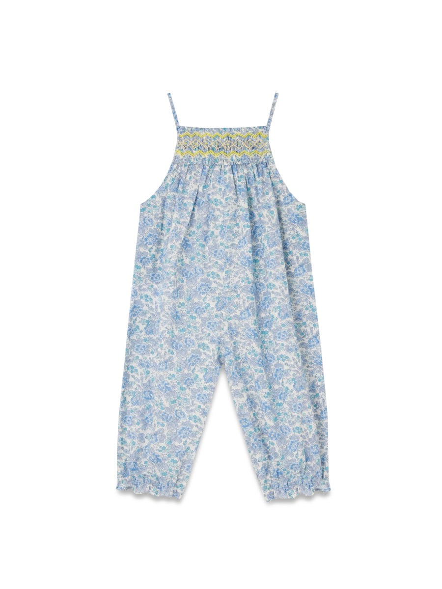 BONPOINT Mini Girls' Cotton Overalls for Spring 2025