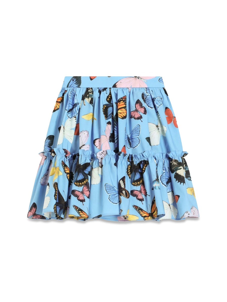 DOLCE & GABBANA Cotton Mini Skirt for Baby Girls - SS25 Collection
