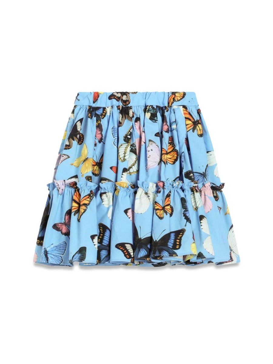 DOLCE & GABBANA Cotton Mini Skirt for Baby Girls - SS25 Collection