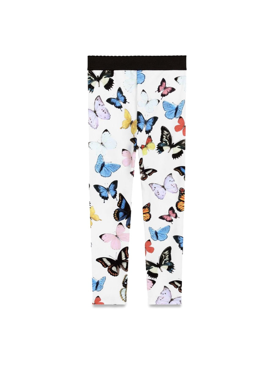 DOLCE & GABBANA Girls' Premium Cotton Blend Leggings