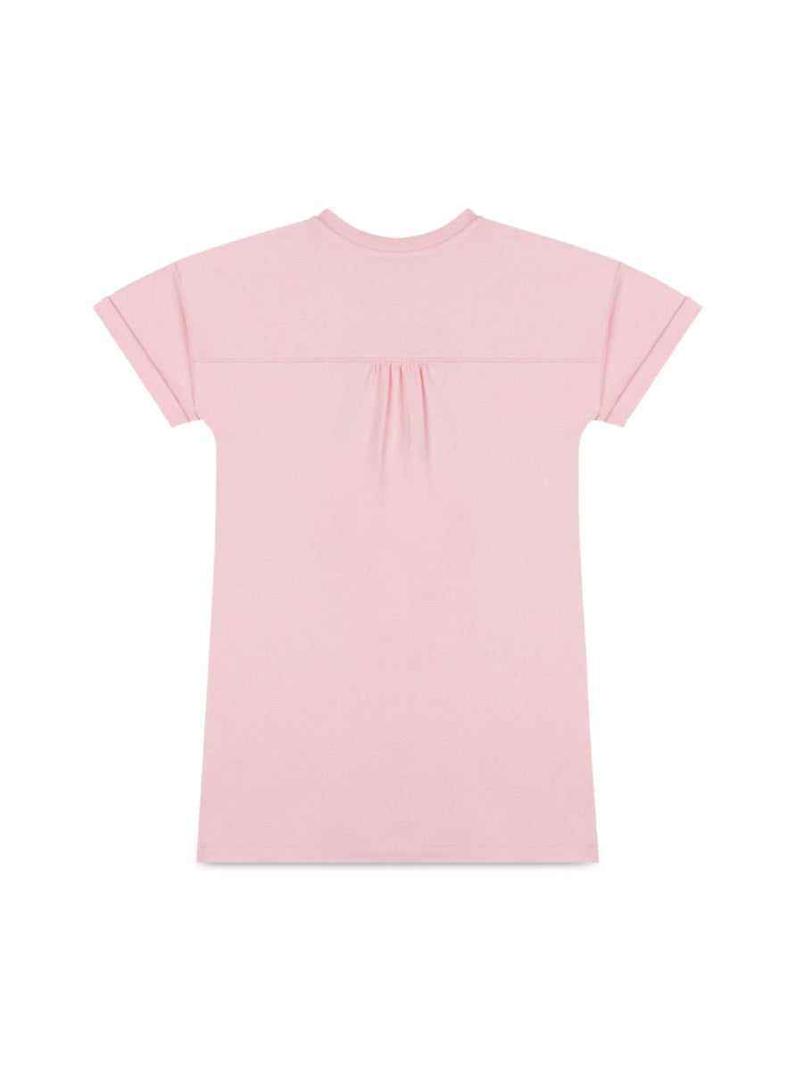MOSCHINO Girls' Mini Dress - Soft Cotton Casual Style