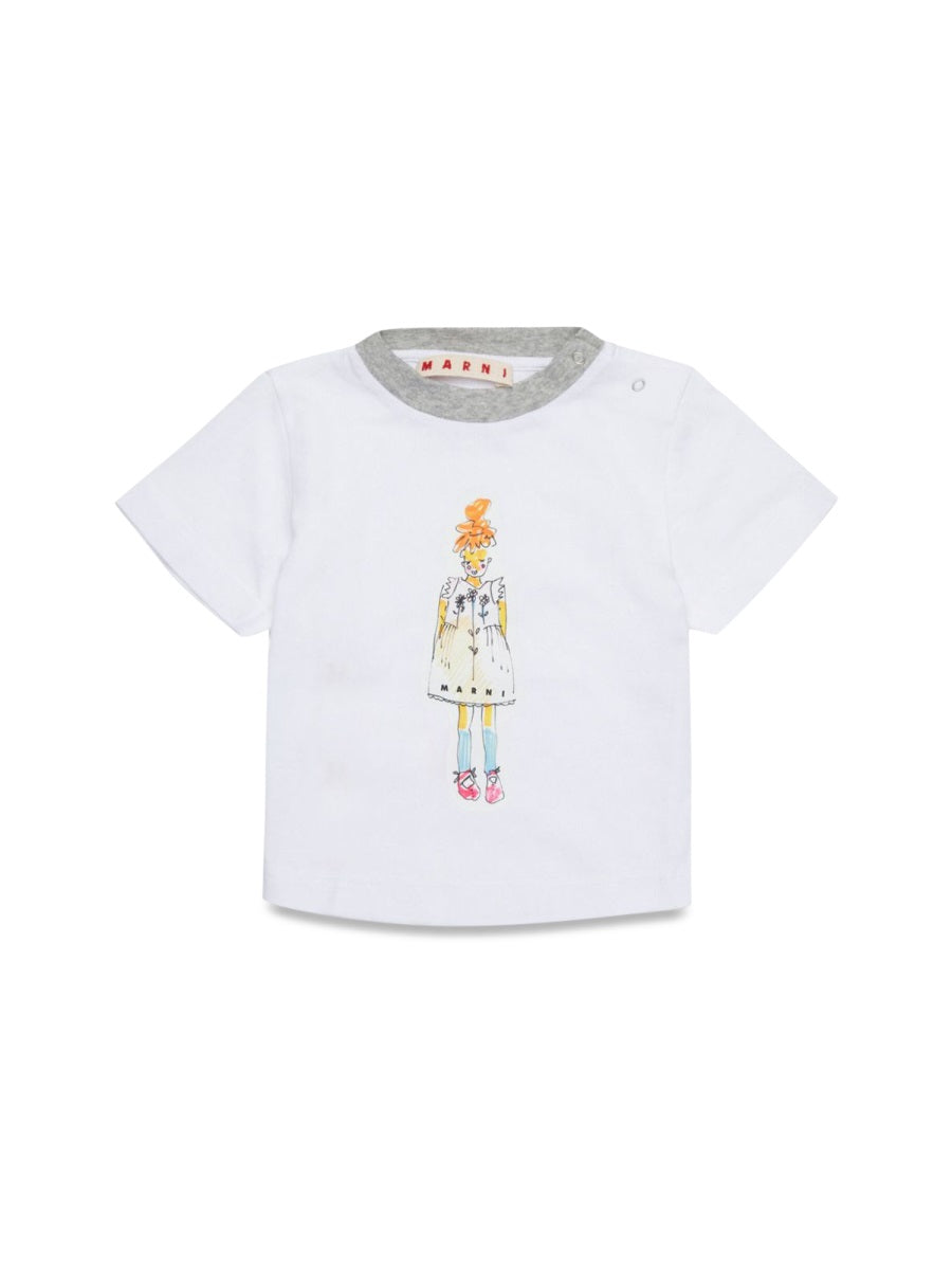 MARNI Mini Cotton Button-Up Shirt for Girls