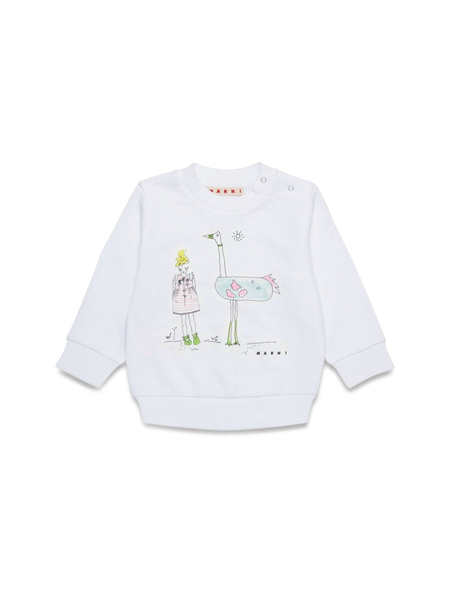 MARNI Mini Girls' Fun Cotton T-Shirt