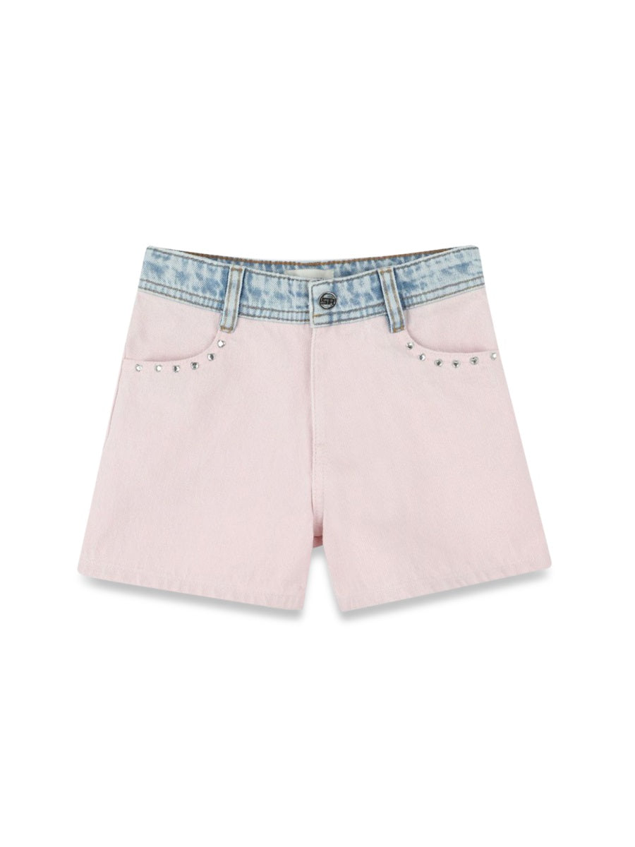 SONIA RYKIEL Unisex Mini Jean Shorts for Kids