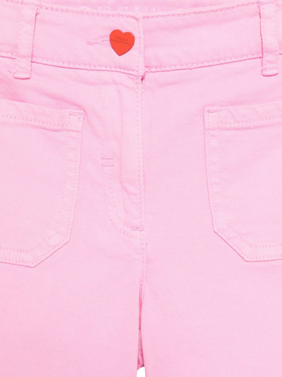 STELLA McCARTNEY Mini Fabric Bermuda Shorts for Girls