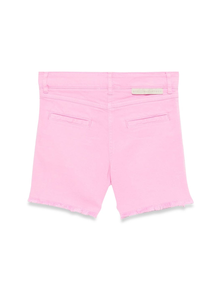 STELLA McCARTNEY Mini Fabric Bermuda Shorts for Girls