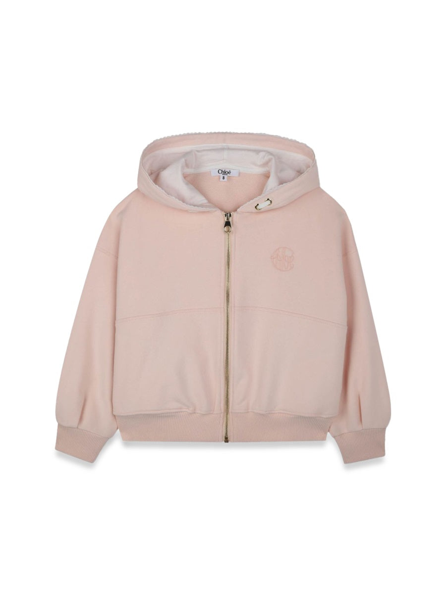 CHLOÉ Mini Hooded Cardigan for Girls