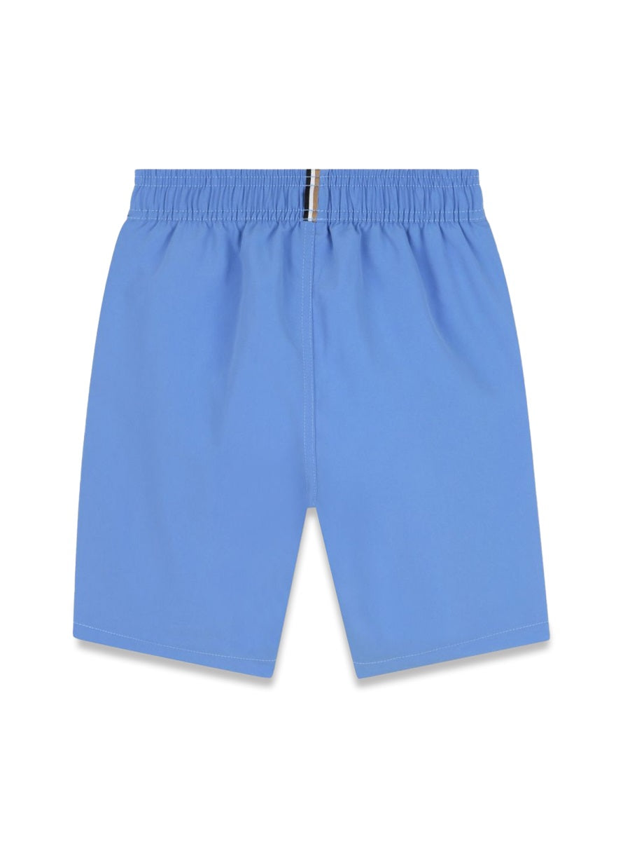 BOSS Boys' Essential Mini Bermuda Swim Shorts