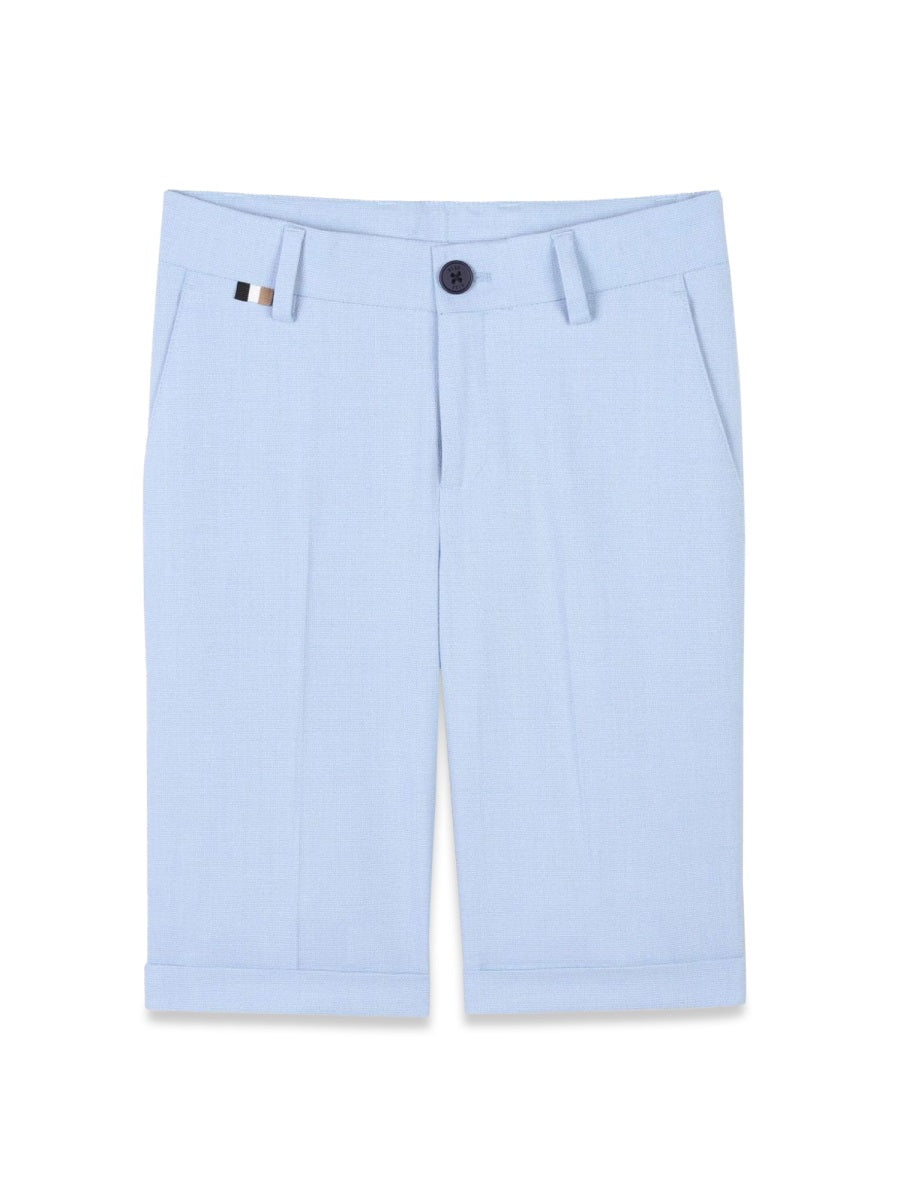 BOSS Boys' Mini Formal Shorts