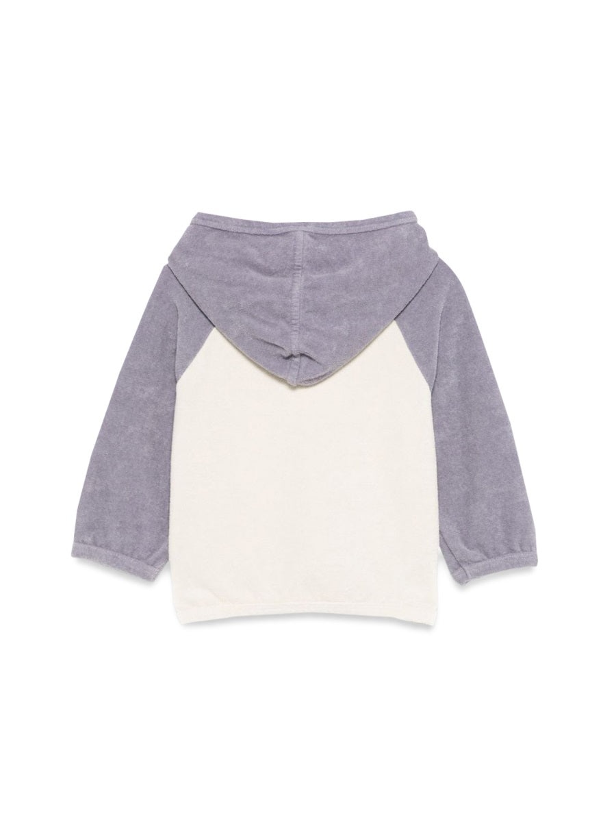 BOBO CHOSES Wavy Mini Terry Cloth Hoodie