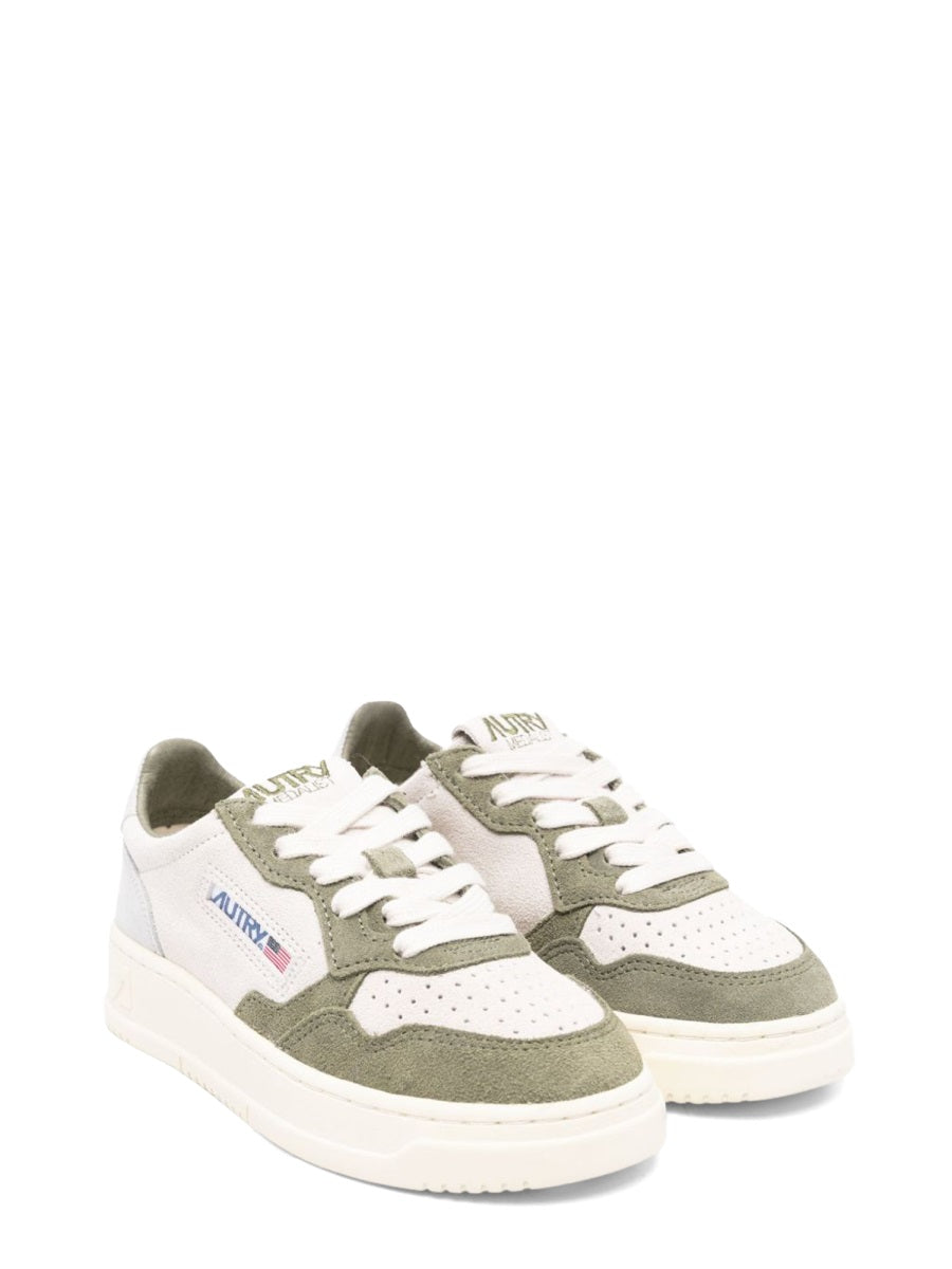 AUTRY Mini Leather Low-Top Sneakers for Kids