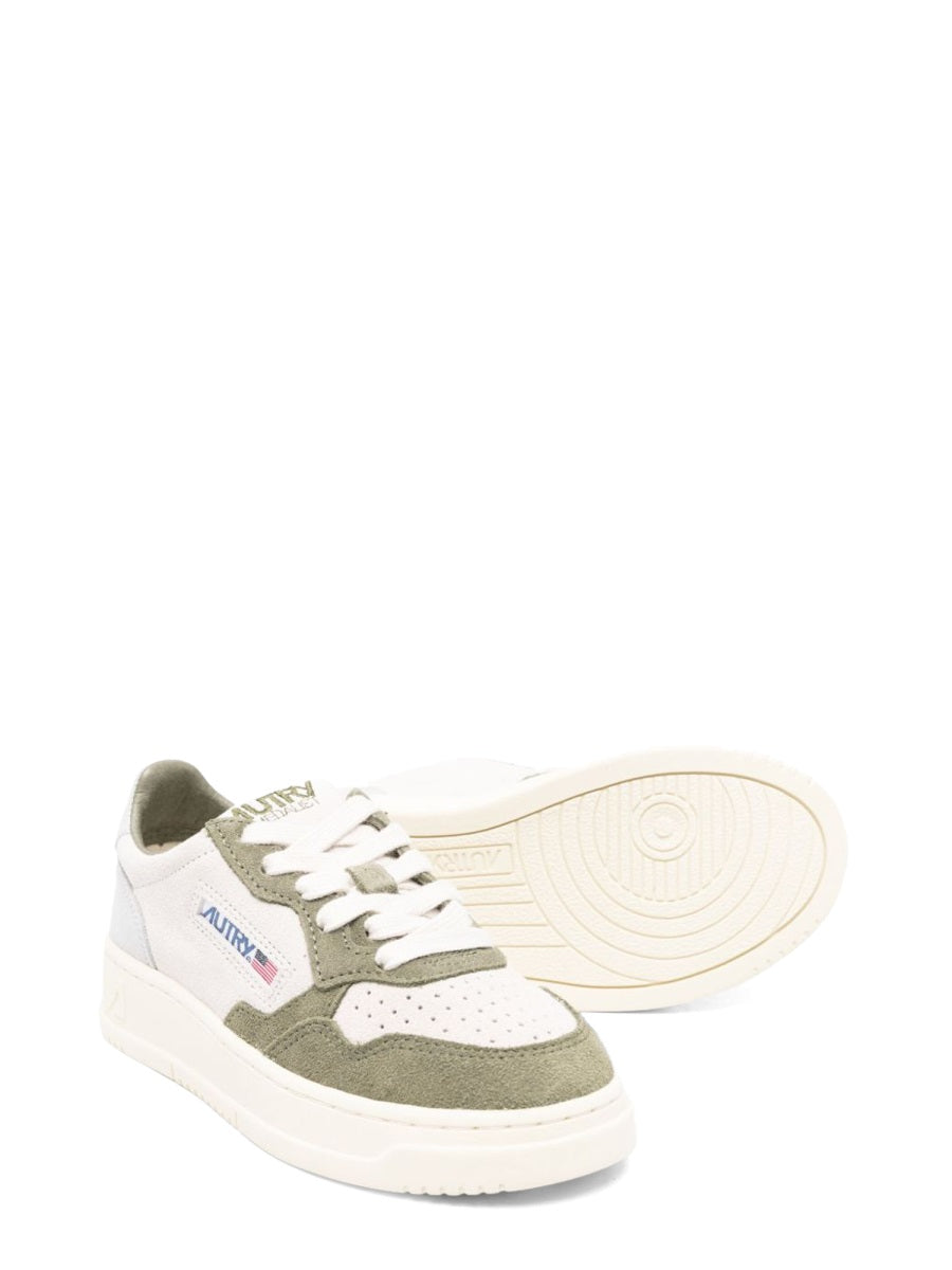 AUTRY Mini Leather Low-Top Sneakers for Kids
