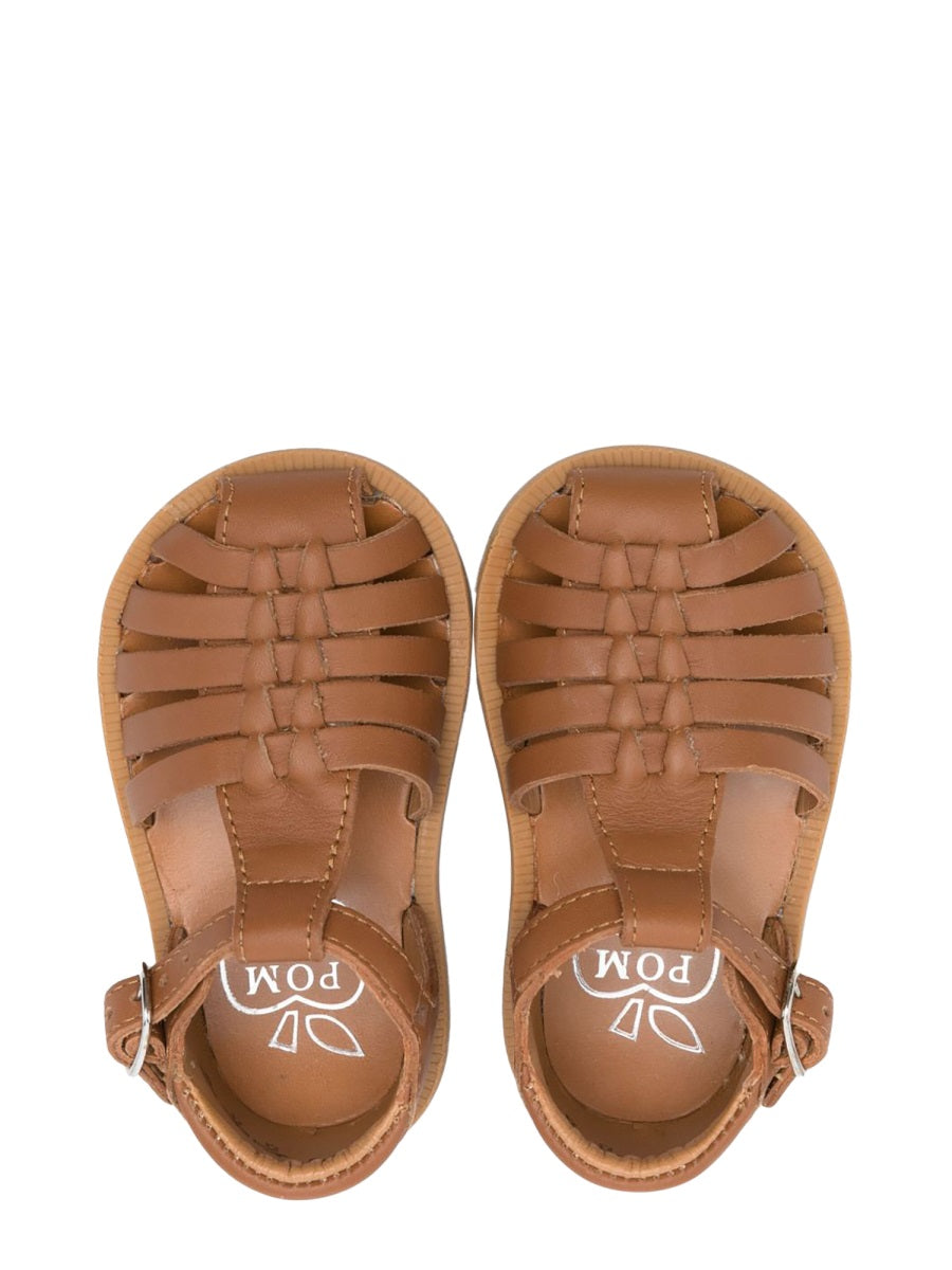 POM D'API Mini Cage Design Sandals for Girls