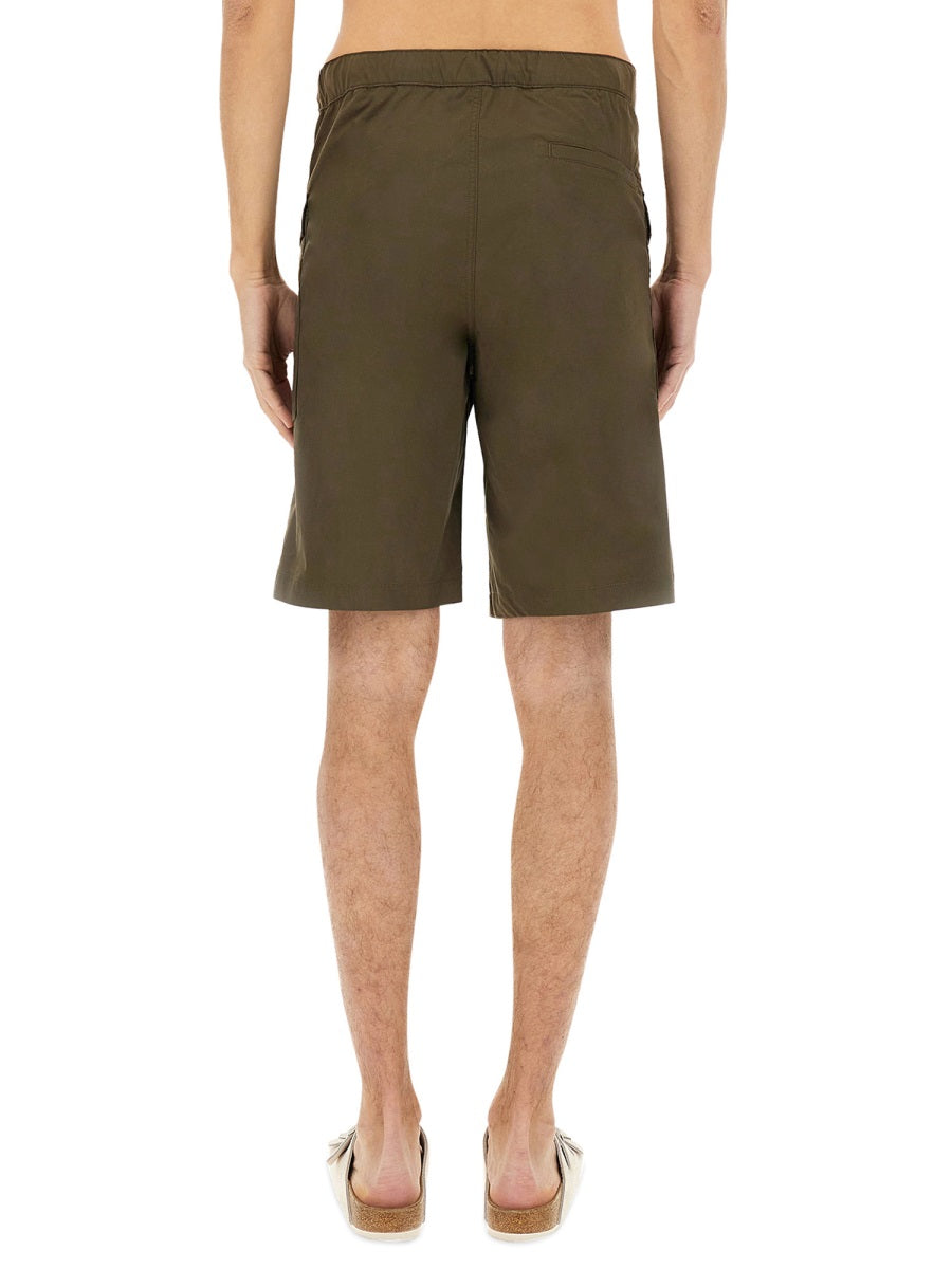 ASPESI Men's Mini Shorts in Stylish Military Design