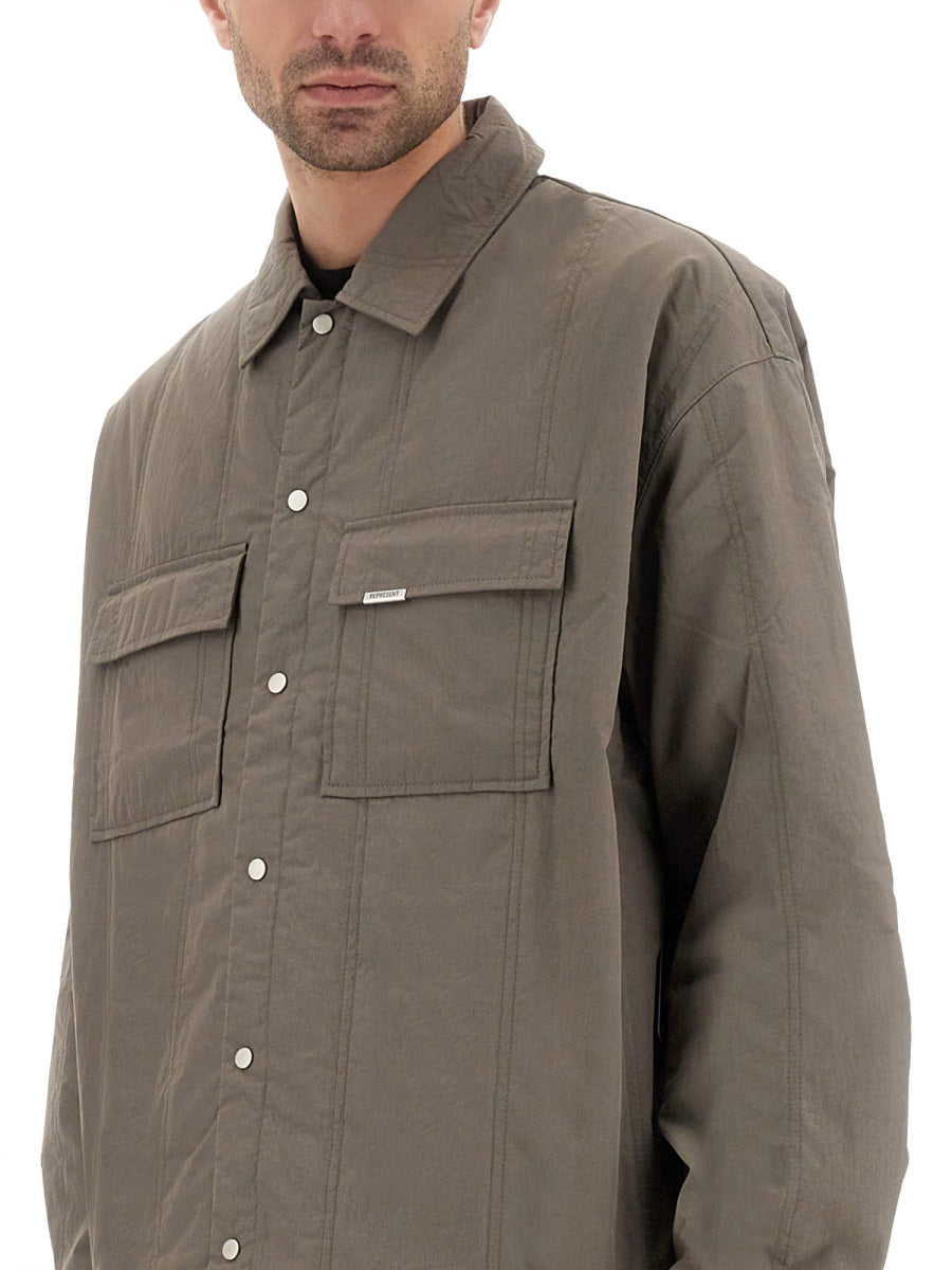REPRESENT Quilted Overshirt - Size L