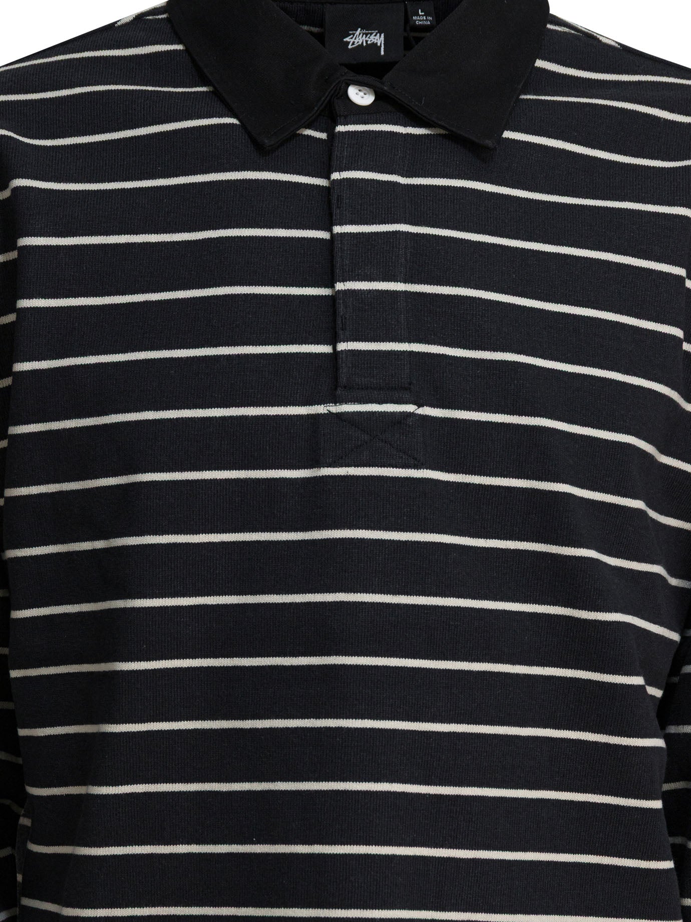 STUSSY Men's Regular Fit Cotton Polo Shirt