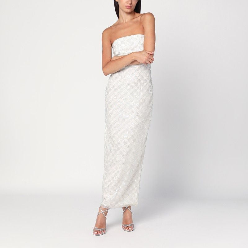 ROTATE BIRGERCHRISTENSEN Long Dress with Sequins - Women's Fit