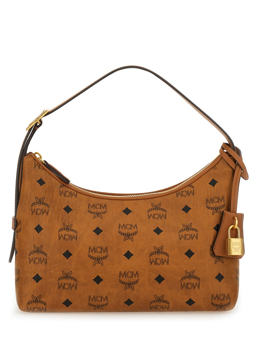 MCM Mini Visetos Shoulder Bag (19 CM X 26 CM X 9 CM)