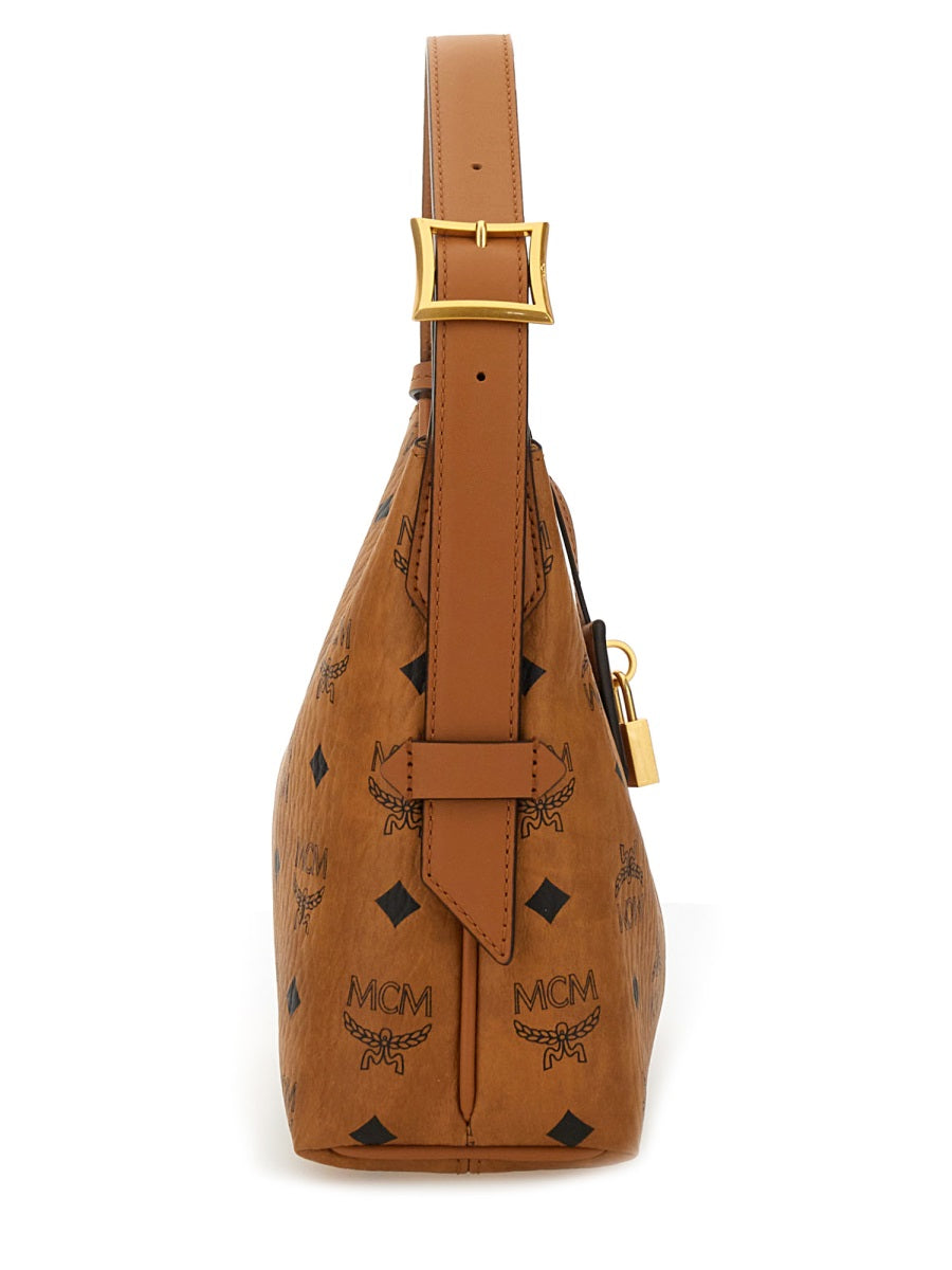 MCM Mini Visetos Shoulder Bag (19 CM X 26 CM X 9 CM)