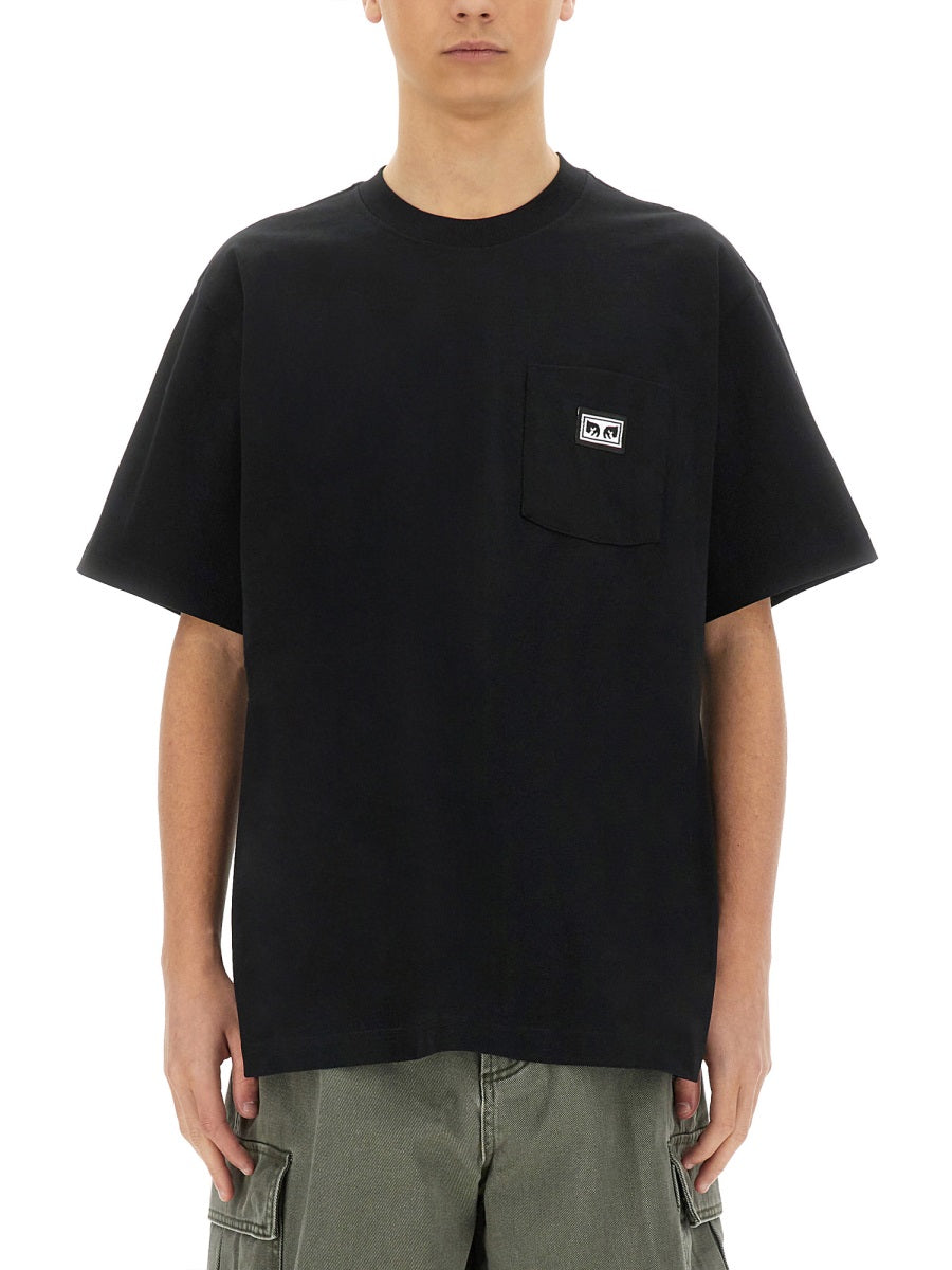OBEY Eyes Pocket T-Shirt - Size L