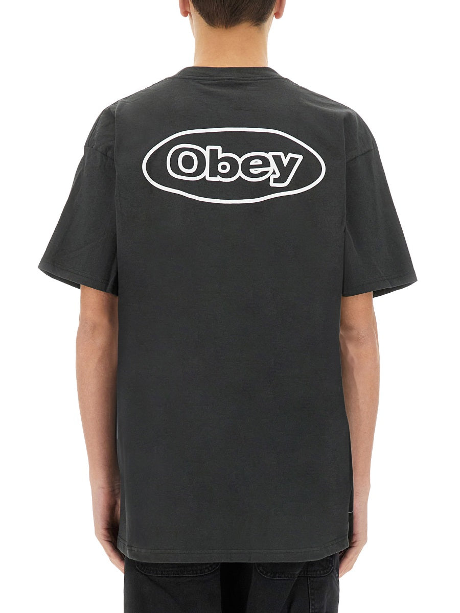 OBEY Reaction T-Shirt - Size L