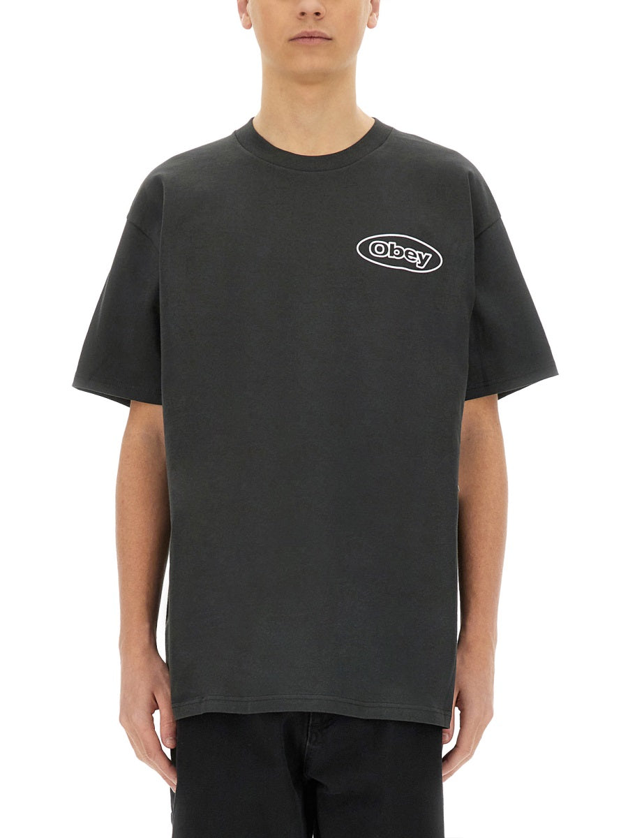 OBEY Reaction T-Shirt - Size L