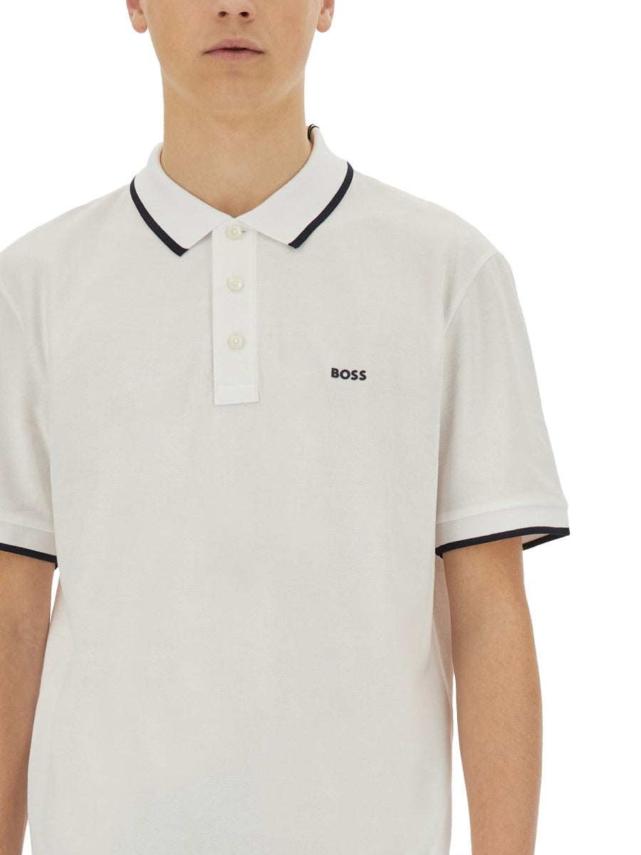 BOSS Classic Cotton Polo for Men - Size L