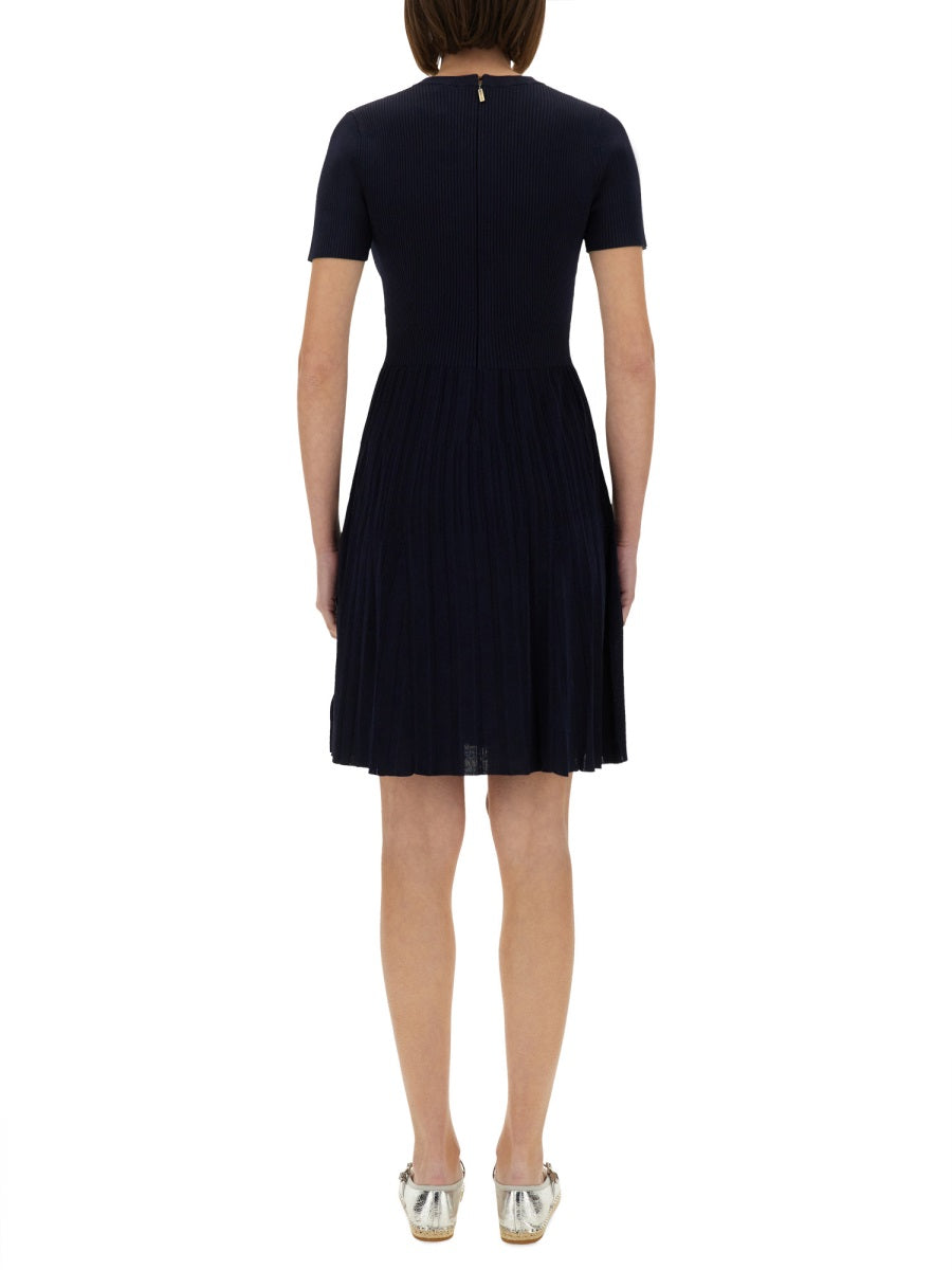 MICHAEL BY MICHAEL KORS Ribbed Knit Mini Dress - Slim Fit