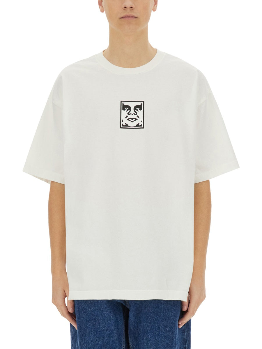 OBEY Icon Face T-Shirt - Size L