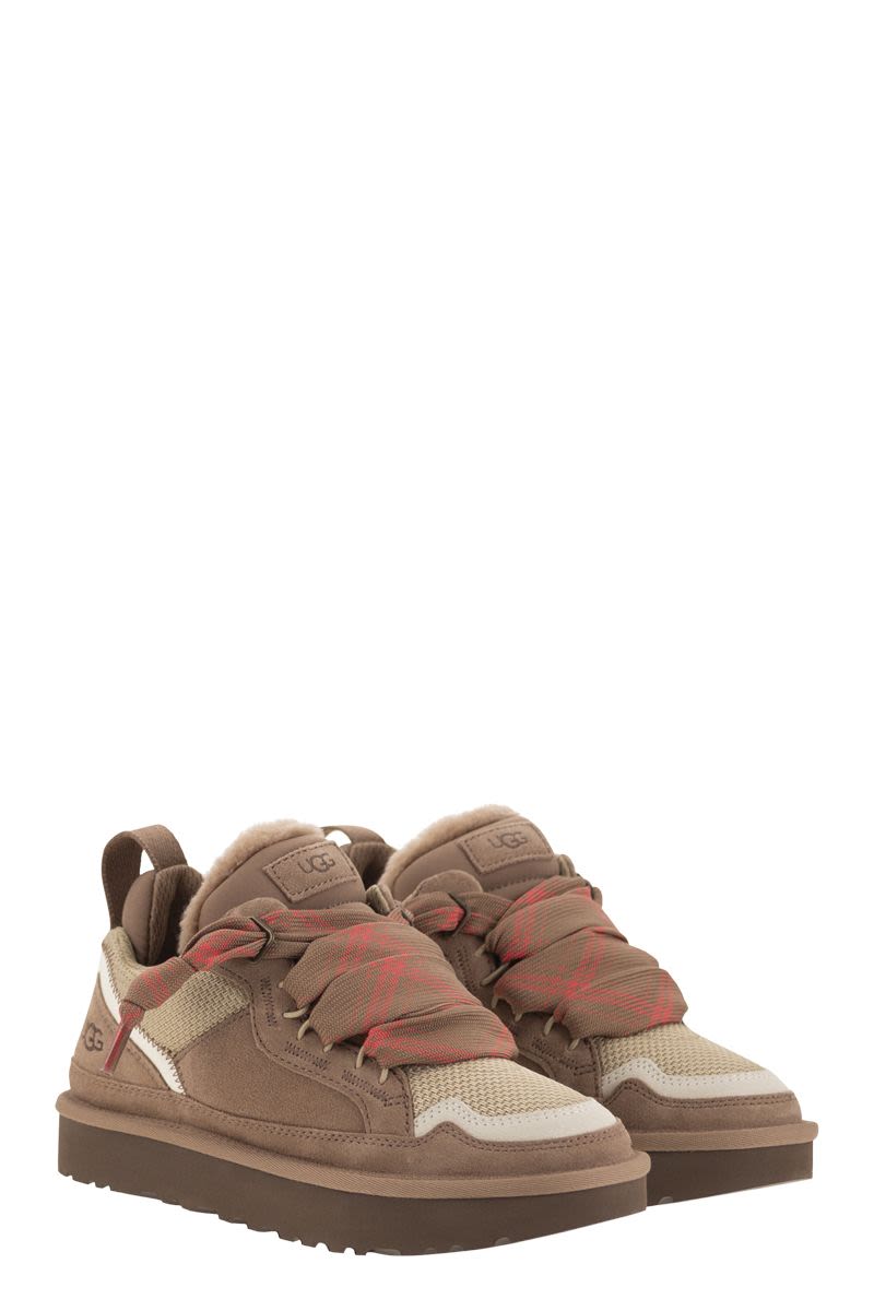 UGG Low Panelled Sneakers with Ribbon Laces for Women