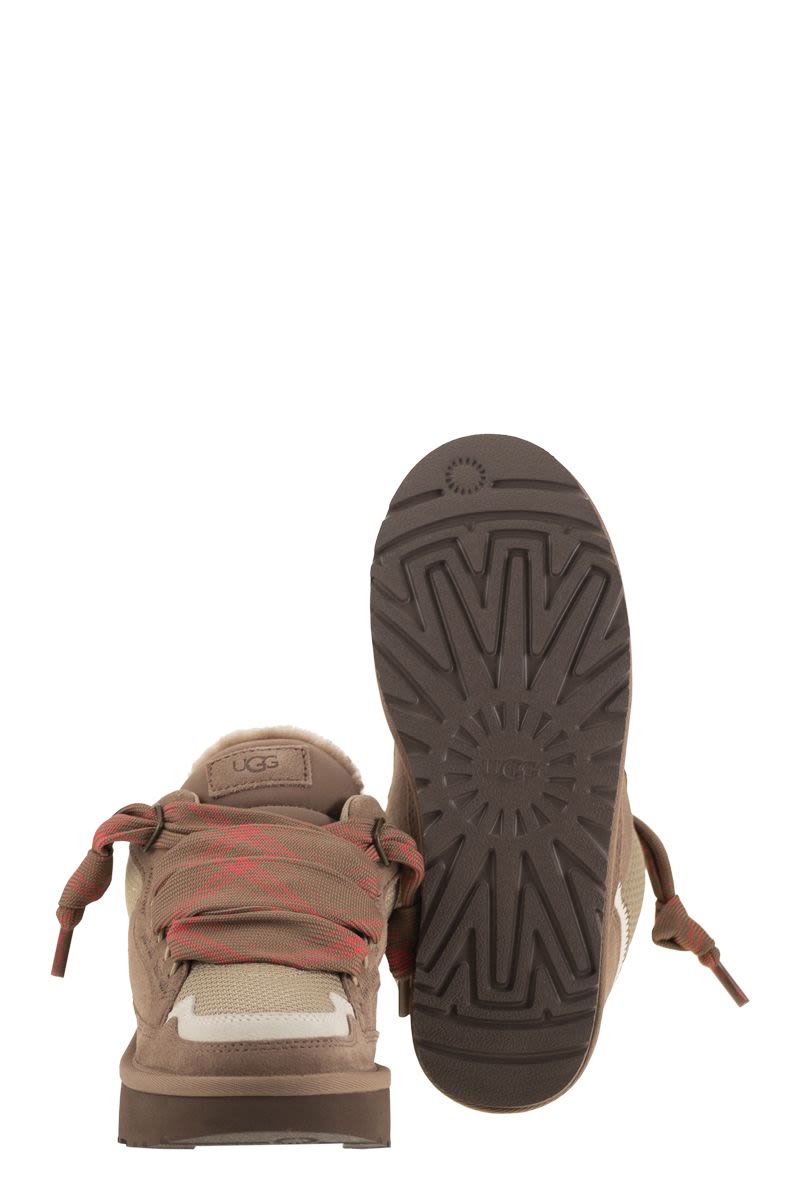 UGG Low Panelled Sneakers with Ribbon Laces for Women