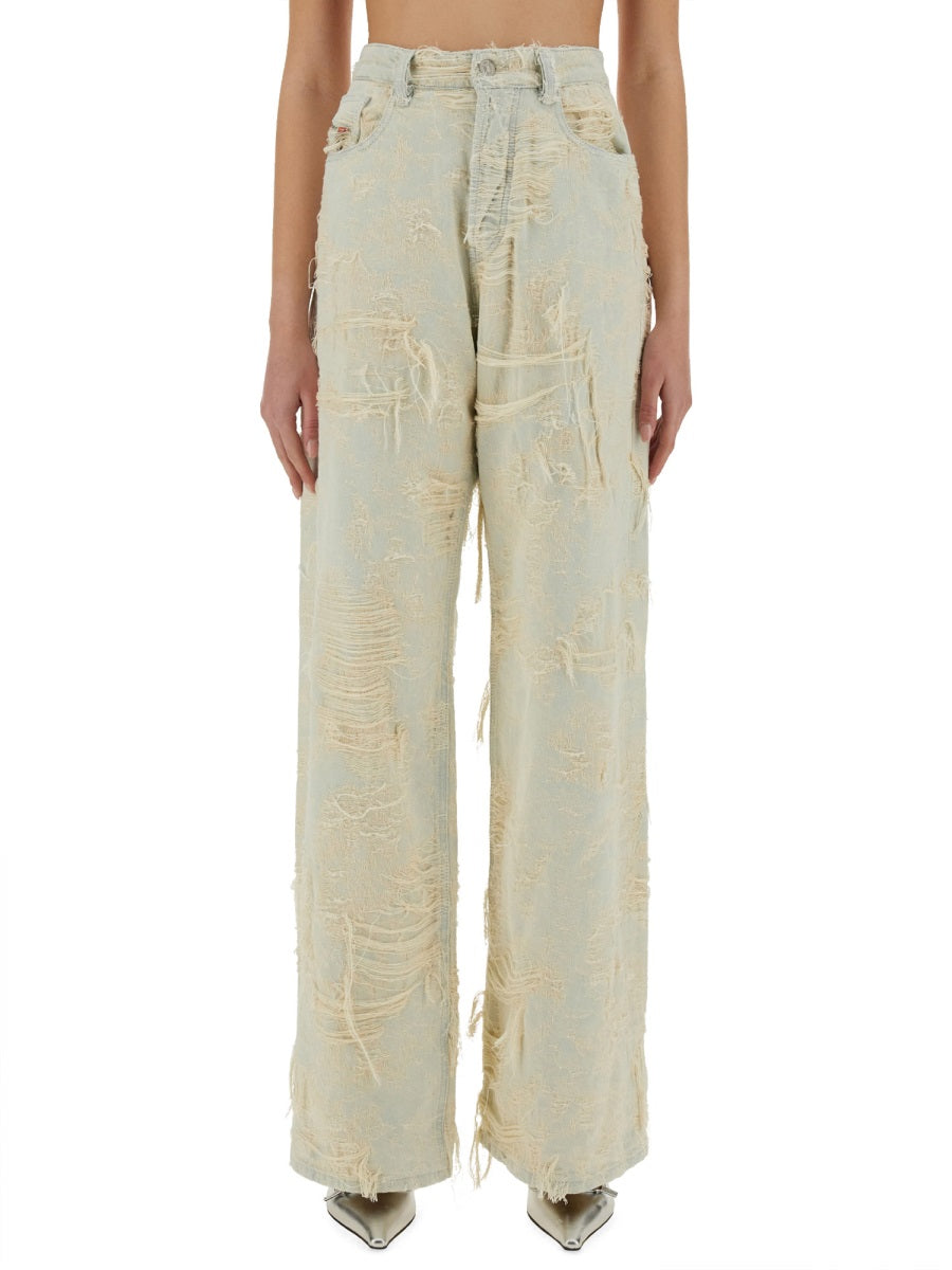 DIESEL Relaxed Fit Jeans - Size 26