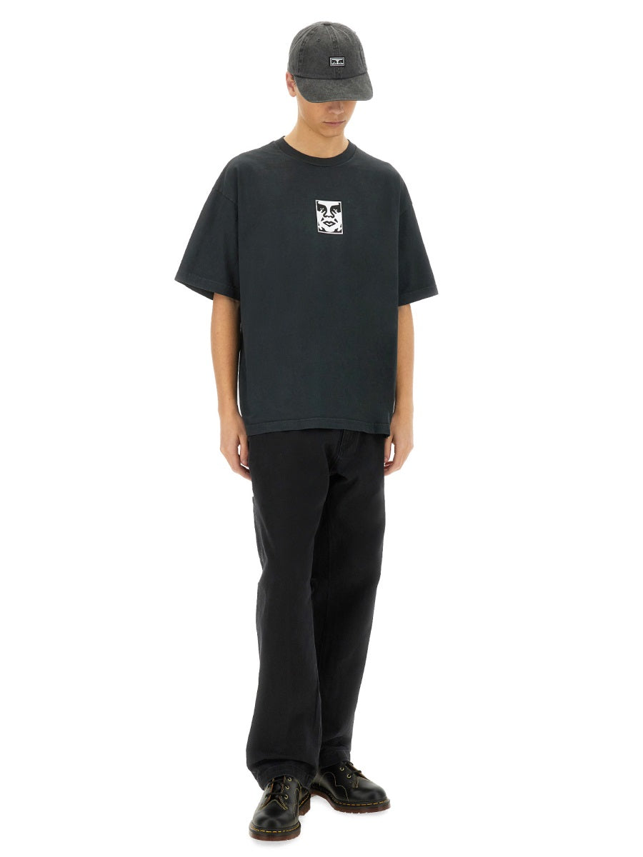 OBEY Icon Face T-Shirt - Size L