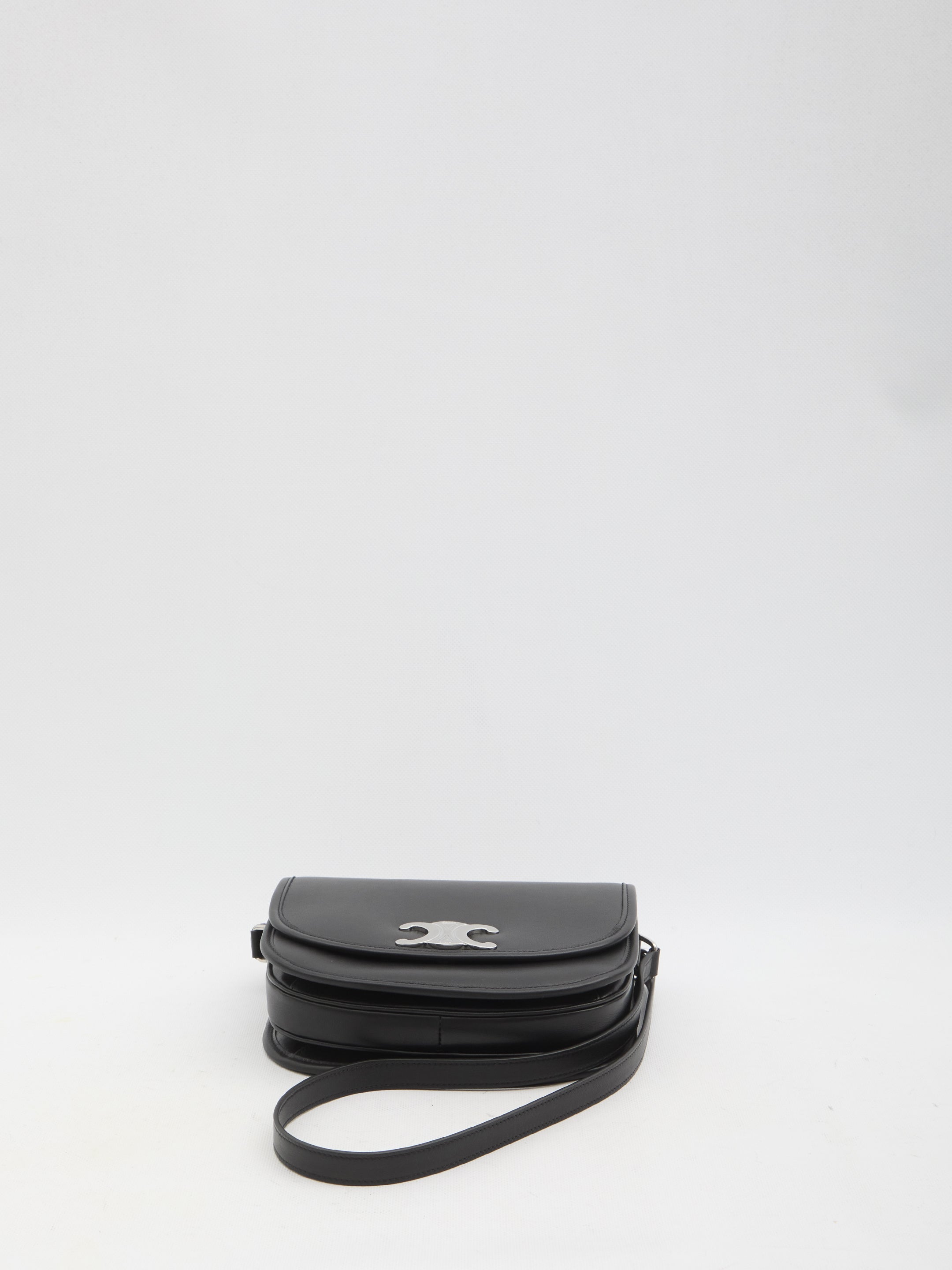 CELINE Triumph Mini Leather Shoulder Bag