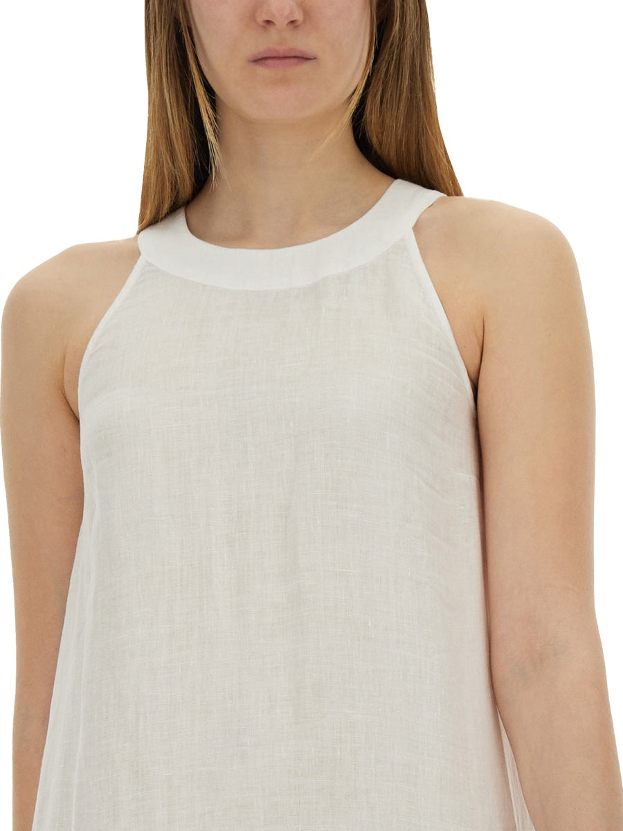 120% LINO Long Linen Dress Size 38