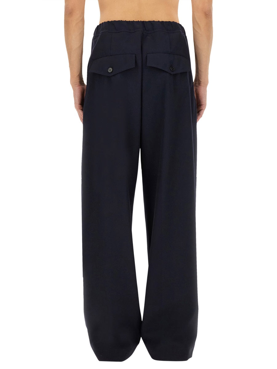 DRIES VAN NOTEN Classic Cotton Pants for Men - SS25 Collection