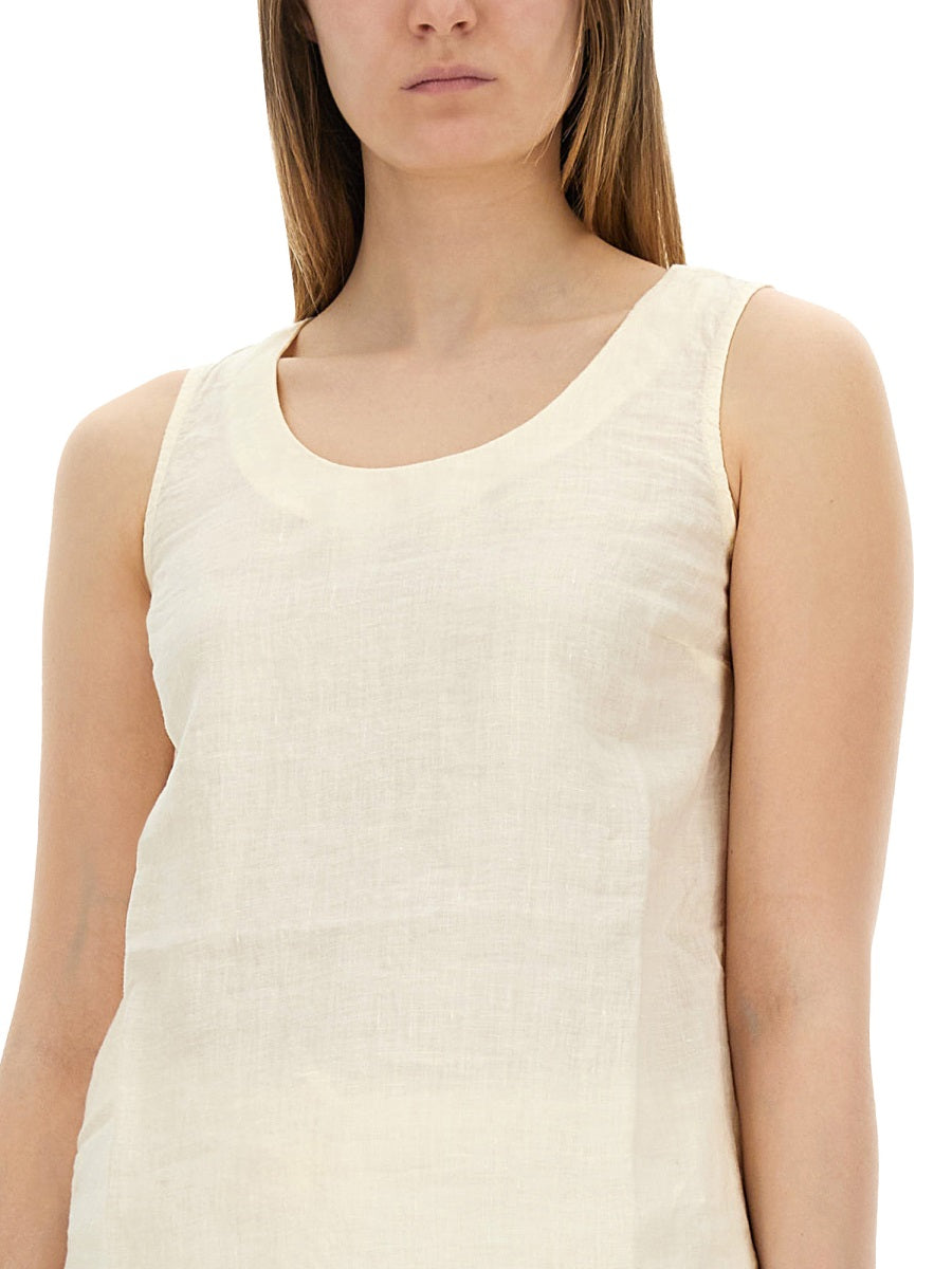 120% LINO Essential Linen Top - Size 40 IT