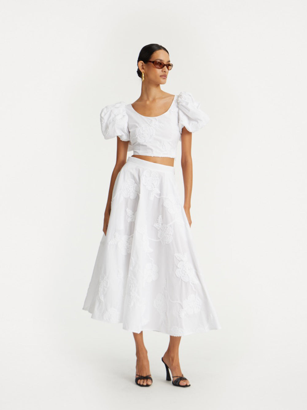 ROTATE BIRGERCHRISTENSEN Long Floral Skirt in Size 34