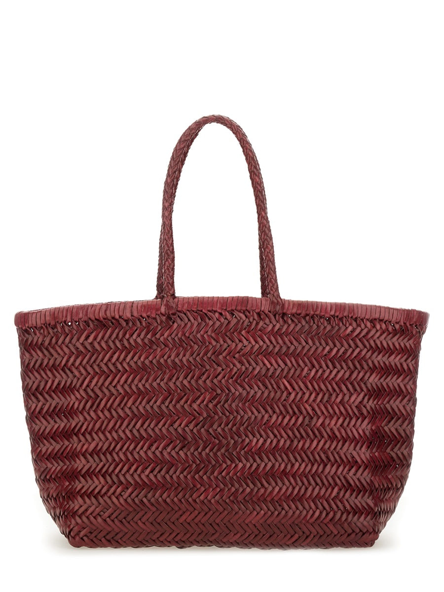 DRAGON DIFUSSION Buff Leather Shoulder Bag