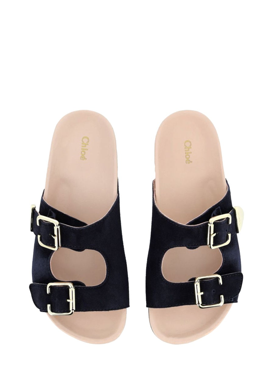 CHLOÉ Girls' Chic Leather Sandals