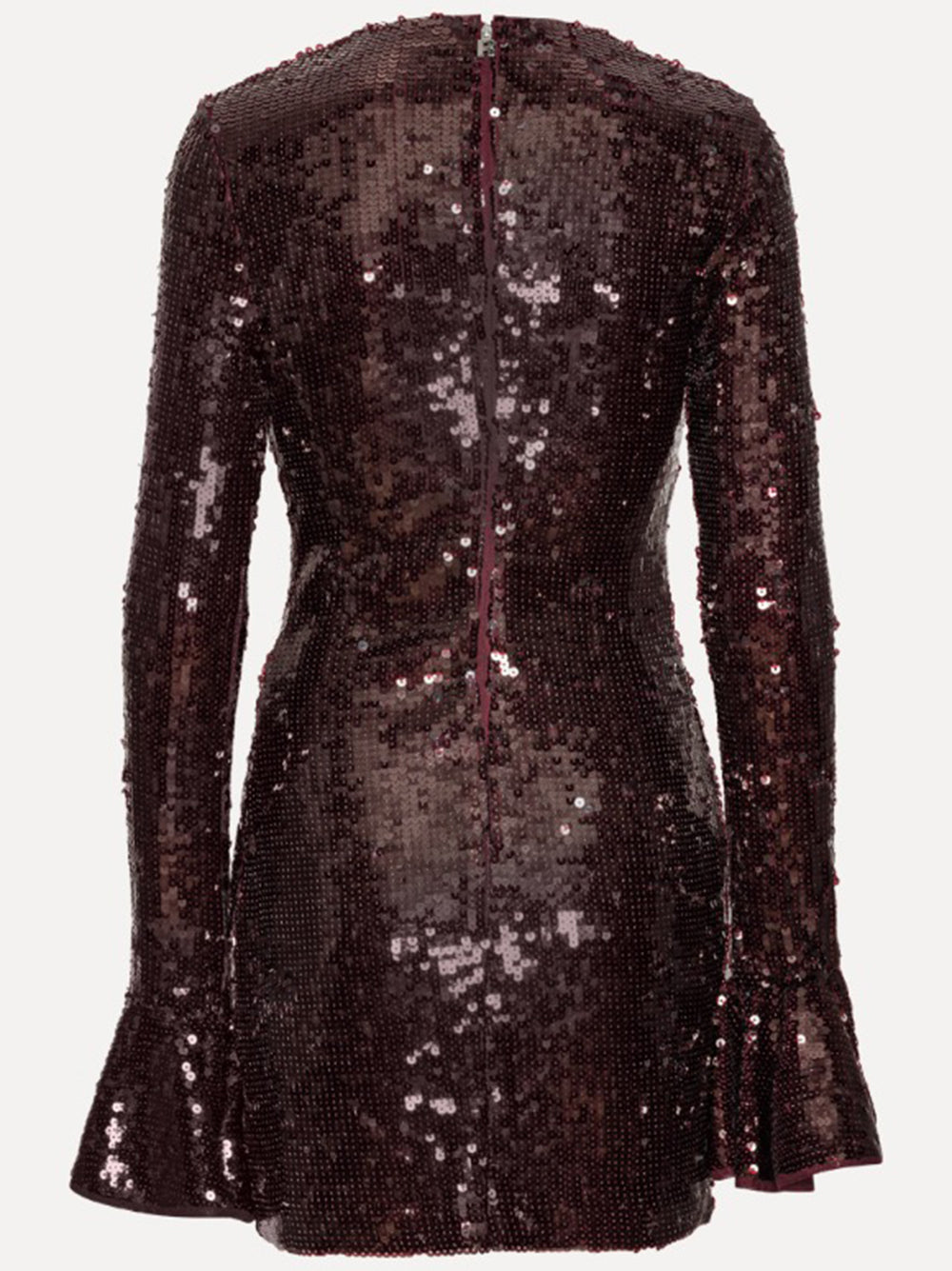 ROTATE BIRGERCHRISTENSEN Flared Cuffs Sequin Mini Dress