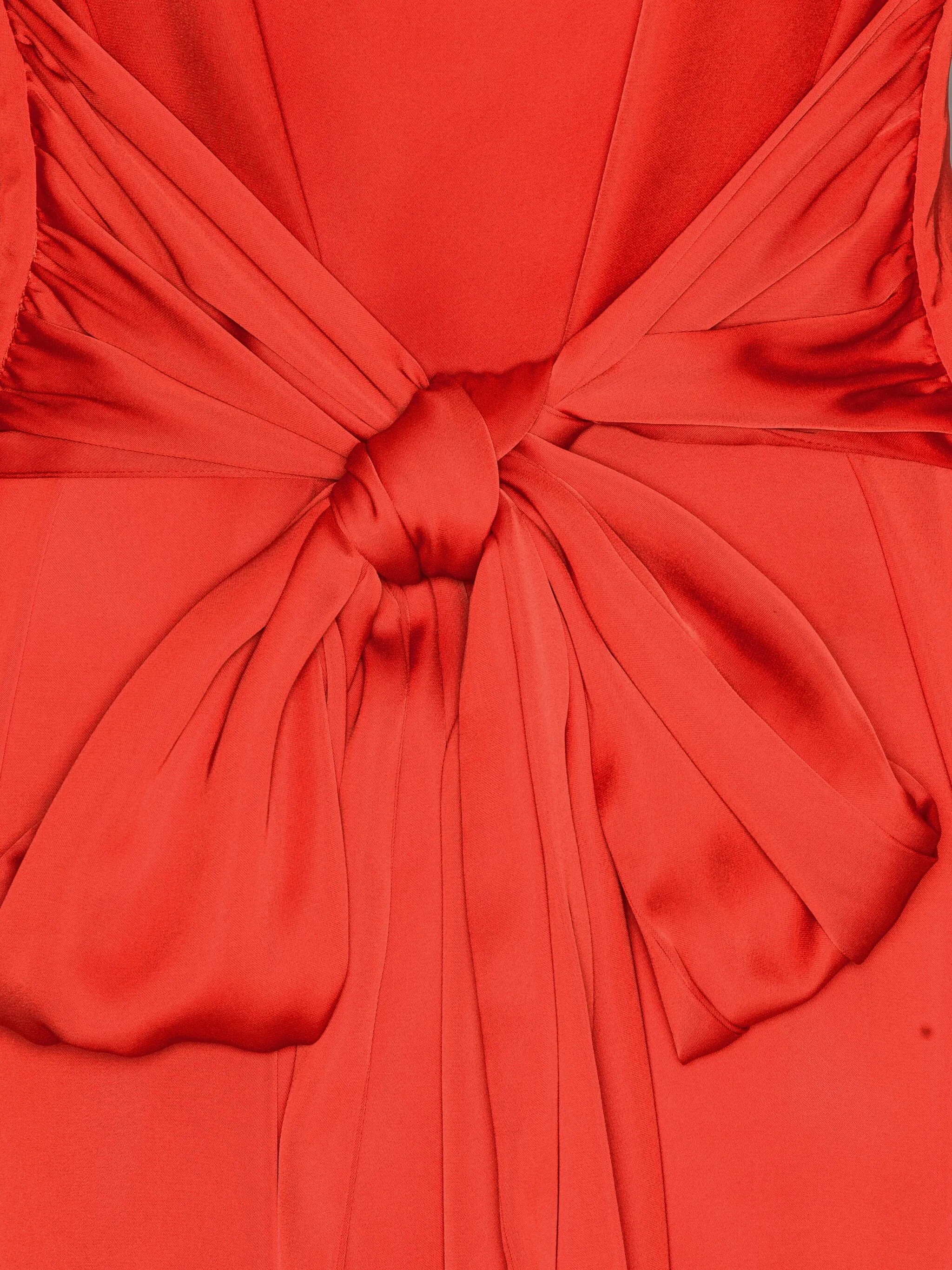 ROTATE BIRGERCHRISTENSEN Classic Shirt Dress with Satin Tie - Size 34