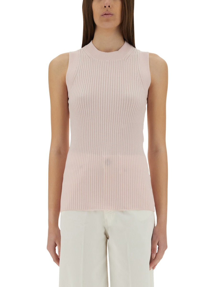 SPORTMAX Slim Fit Cotton Top - Size S