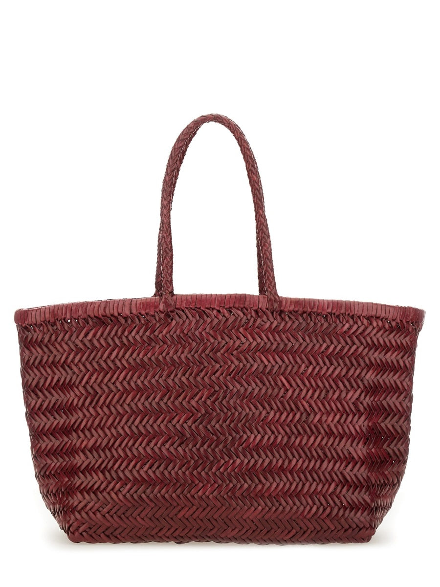 DRAGON DIFUSSION Buff Leather Shoulder Bag