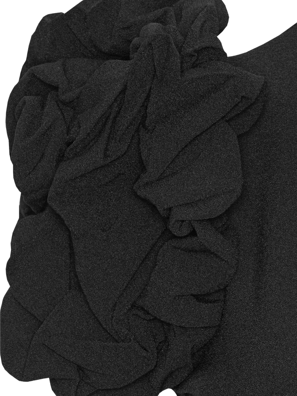 ROTATE BIRGERCHRISTENSEN Fitted Puffy Sleeve Midi Dress